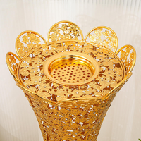 Brûleur d'encens artisanal en métal de luxe, écologique, taille personnalisée pour les hôtels, les salons, parfum aromatique Bakhoor, senteur bois de santal