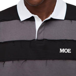 เสื้อยืดแขนยาวผู้ชายแบบ Panel Construction ผลิตจากผ้าฝ้าย GSM สูง รับผลิตแบบ Custom Branding และ OEM - Product Image 3