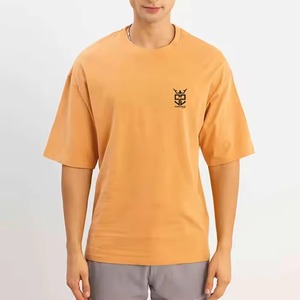 Camiseta Ligera de Secado Rápido 100% Algodón con Logotipo Estampado, Talla Grande para Hombre, Nueva Moda, Uso en Exteriores, Corte Holgado - Product Image 4