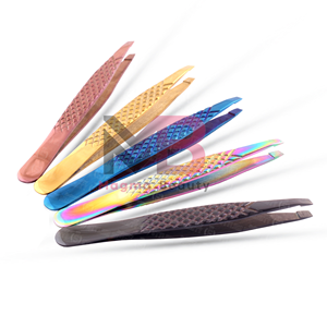 Pinzas para Cejas MAGMA BEAUTY de Acero Inoxidable, Nueva Gama Profesional, con Logotipo Personalizado, Antiestáticas, Ecológicas, de Lujo y Moda - Product Image 4