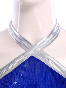 Combinaisons disco pour femmes des années 70, pantalons évasés métalliques, combinaisons une pièce, vêtements de club pour bals de promo, soirées, clubs, danse de salon professionnelle - Product Image 5