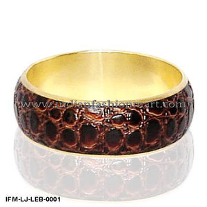 กำไลข้อมือหนังแท้ลายจระเข้ งานแฮนด์เมด ดีไซน์ทันสมัย หรูหรา สีน้ำตาล สำหรับผู้หญิง ใส่ไปงานปาร์ตี้ - Product Image 5