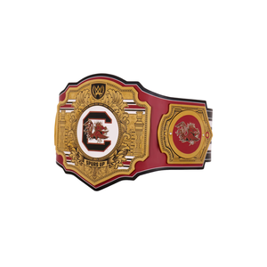 South Carolina Gamecocks Championship Belt Customizable Wrestling Belt High Quality Collectible Sports Title Belt for Fans - Product Image 1