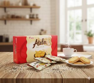 Biscuits au sésame grillés 150g, grande taille, biscuits croustillants aux noix, fabriqués au Vietnam - Product Image 1