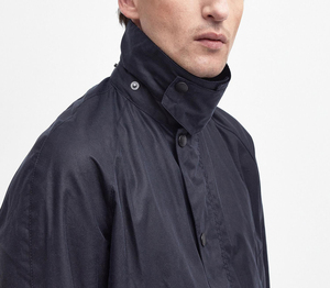 Veste décontractée pour homme en toile de coton cirée, imperméable et respirante, grande taille, avec fermeture boutonnée, rembourrage en polyester - Product Image 4