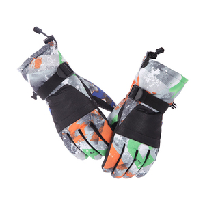 Gants de ski et de snowboard imperméables de haute qualité, confortables, antidérapants, avec logo personnalisé pour les sports d'hiver en plein air pour hommes - Product Image 1