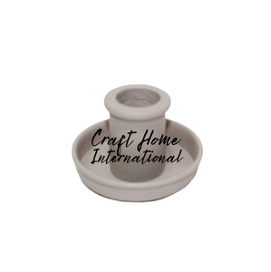 Bougeoir scandinave minimaliste moderne en aluminium fait main, étanche, style nordique, pour une ambiance paisible - Product Image 1