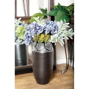 Moderno Florero de Hierro Dorado Estilo Costero para Arreglos Florales, Decoración para Vestíbulo de Hotel, Zahid Exports - Product Image 3