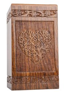 Ayaans Creations AC 9065 Sheesham Caja de urna tallada en madera Urnas de madera bordadas para bodas y promoción automotriz de AYAANS - Product Image 6