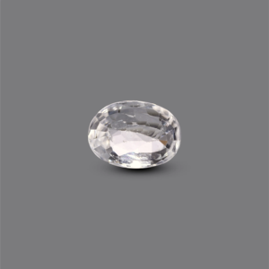 Loose Paraiba Tourmaline Gemstone-4.6 Carat Blue Sapphire Color-Stunning White Zircon for Fine Jewelry - Product Image 2
