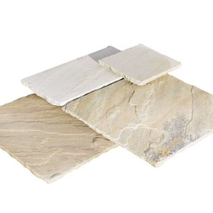 GROCON Fossil Mint Sandstone Paving Slabs – Natural Indian <b>Stone</b> for Modern Patio & Garden Landscaping - Product Image 1