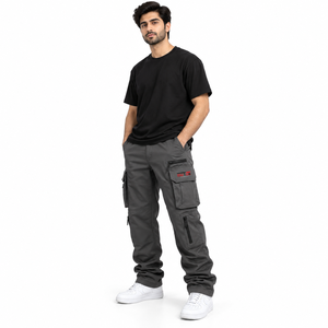 Casual <b>men</b> <b>cargo</b> <b>pant</b> featuring spacious utility pockets soft comfortable fabric and relaxed silhouette for versatile daily - Product Image 1
