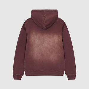 เสื้อฮู้ดดี้โอเวอร์ไซส์ผู้ชาย ผ้าฝ้าย 100% เฟรนช์เทอร์รี่ สวมใส่สบายในฤดูหนาว มีซับใน ดีไซน์กระเป๋าแบบวอช ทรงหลวม - Product Image 2