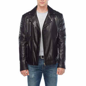 Latest Fashionable Regular Fit Genuine Leather Fashion <b>Jacket</b> For Men Custom Logo Plus Size Men's Motorcycle <b>Racing</b> <b>Jackets</b> - Product Image 3
