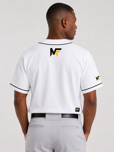 Maillots de baseball tendance à prix abordable, de qualité supérieure, séchage rapide, unisexe, col en V, personnalisables - Product Image 2