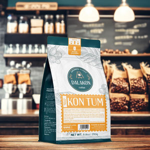 Café Robusta Molido Dalakon de Vietnam, Tueste Ligero, Sabor Caramelo Dulce Suave, Cafeinado, Premium, OEM/ODM, Mejor Precio - Product Image 6