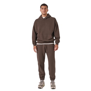 Pull en molleton doux et lourd pour homme, nouveau Style, surdimensionné, uni, impression de Logo personnalisé, bon marché - Product Image 4