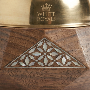 Inlaid Mother Pearl Stainless Steel Modern Casserole Hotpot Stainless Steel Dome Cover Traditional Gulf Buffet Dining Serveware - Product Image 2