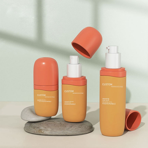 Botella de Plástico PET de Lujo con Fondo Redondo Naranja de 30ml/50ml/80ml, con Pulverizador, para Fragancias, Tónico en Aerosol Fino - Product Image 4