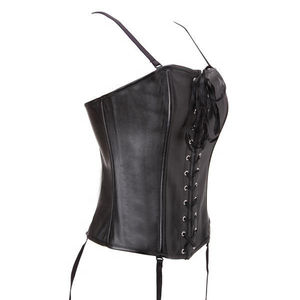 Haut corset à lacets pour femme, bustier floral, logo personnalisé, fabricant OEM, marque privée - Product Image 3