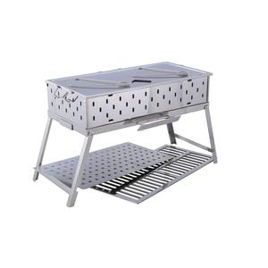 Parrilla de Carbón para Barbacoa, Fabricada con Acero Inoxidable de Alta Calidad, Ideal para Campamentos y Fiestas en el Patio Trasero - Product Image 1