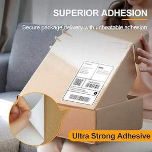 Carta bianca per etichette termiche 4 ''x 6'' 500/1000/1500/2000/2500/3000/fogli 3500/4000 etichette di spedizione per stampanti termiche - Product Image 4