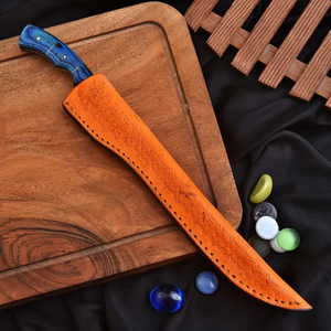 Cuchillos de filetear de acero de Damasco hechos a mano, hoja de acero con patrón premium, utensilios de cocina, agarre cómodo, diseño ligero para pescado - Product Image 5