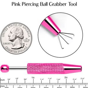 Kit de herramientas cónicas para perforaciones, pinza de bola de acero inoxidable, pin de inserción sin rosca para cambio de joyería en oreja, nariz y labio - Product Image 5