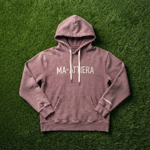 Women's Dusty Pink <b>Washed</b> Distressed Hoodie Fleece Pullover Sweatshirt Kangaroo Pocket Streetwear - Product Image 5
