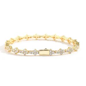 Nouveau design Bracelet Hip Hop en Moissanite Diamant Chaîne Cuban Link Bling Iced Out Bijoux pour Hommes et Femmes Disponible au Meilleur Prix - Product Image 4