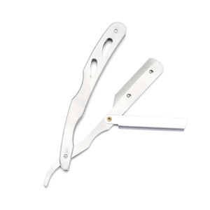 Navaja Profesional para Peluquería 2026, Navaja Plegable de Acero Inoxidable para Remover Vello Facial con 10 Piezas - Product Image 2