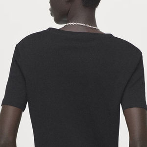 Camiseta Casual de Cuello en V para Mujer, Estilo Moderno, 100% Algodón de Alta Calidad, Ecológica, de Secado Rápido y Transpirable para Verano - Product Image 5