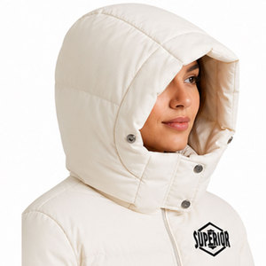 Parka Impermeable con Capucha para Mujer, Elegante y con Forro Polar Cómodo, Capucha Ajustable y Diseño Invernal de Largo Premium - Product Image 3