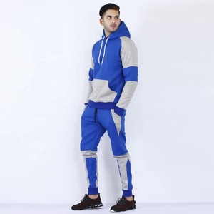 Conjunto Deportivo de Invierno para Hombre, Blanco y Gris, de Alta Calidad, al por Mayor, Personalizado, Estilo Moderno, Chaqueta con Cierre y Pantalones Deportivos - Product Image 6