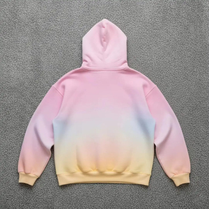 Sudadera con Capucha Oversize Personalizada Tie Dye Unisex Casual Streetwear con Logo Estampado en Relieve en la Parte Delantera, Ajuste Regular, Sudadera de Forro Polar Tejido para Primavera - Product Image 2