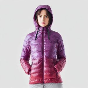 Veste matelassée chaude d'hiver pour femme, col montant, style streetwear, manteau d'extérieur rembourré en duvet pour femme - Product Image 3