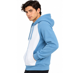 Sudadera con capucha y cremallera completa para hombre, personalizada, moderna, premium, informal, deportiva, fabricante OEM ODM, proveedor mayorista - Product Image 3