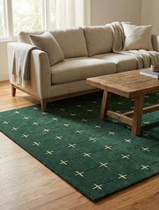 Alfombra de Lana de Lujo Hecha a Mano con Base Antideslizante para Uso Residencial y Comercial - Product Image 4