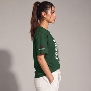 T-shirt imprimé pour femme en coton doux, décontracté, graphique, coupe oversize, streetwear, confortable, idéal pour le quotidien, idée cadeau - Product Image 6
