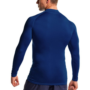 Nouveaux modèles de rashguards pour hommes, couleur personnalisée, matière spandex polyester, rashguards en vente en taille adulte, rashguards tendance. - Product Image 3