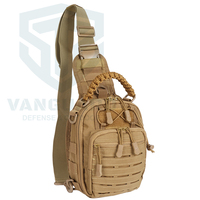 Sac à bandoulière tactique OEM en gros Hongkai Vanguard Camo Molle, sacoche de poitrine tactique pour camping et randonnée