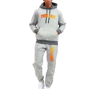 Custom Sweatsuits Men Loose Fit Two Pieces Fleece Tracksuit <b>Set</b> Customized Pullover Hoodies Flared Sweatpants and Hoodie <b>Set</b> Men - Product Image 1