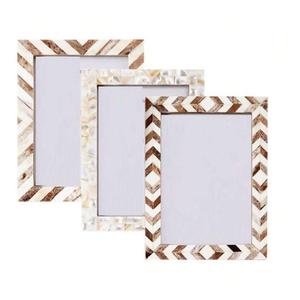 Most Selling Photo <b>Frame</b> for Office Living Room Table Decorative Red Color Mother of Pearl Picture <b>Frame</b> 100% High Quality - Product Image 3
