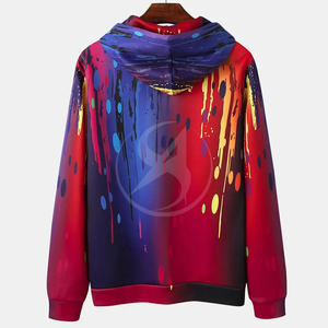 เสื้อฮู้ดดี้ซับลิเมชั่น ผลิตจากวัสดุคุณภาพดี ผ้าคอตตอนผสม แขนยาว สไตล์สตรีทแฟชั่น - Product Image 2