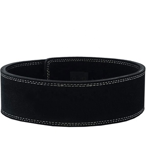 Geo Brother Co 13mm Cowhide <b>Weight</b> Lifting Belt Powerlifting Hook Loop Closure Non-Slip Professional Protection Unisex <b>Training</b> - Product Image 3