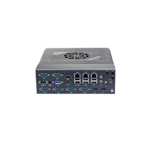 Mini PC Industrial Compacto con Windows 11 Integrado, 3 LAN, RS485, DP, HD, VGA, H610, Montaje en Pared, CE, FCC para Automatización Industrial