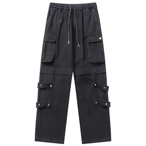 Premium Men's Baggy <b>Cargo</b> Pants Streetwear Multi-Pocket Tactical Trousers Techwear Hip Hop Loose Fit Joggers Outdoor Sweatpants - Product Image 6