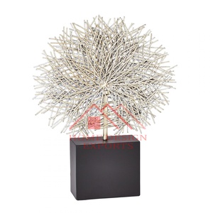 Escultura abstracta para decoración de mesa, escultura decorativa para sala de estar, diseño moderno, mesa de hierro, ráfaga solar - Product Image 5