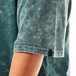 T-shirt Premium Fashion Acid Wash en coton respirant et coupe décontractée pour le streetwear quotidien - Product Image 5