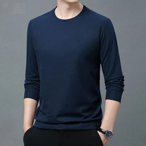 Sweat-shirt en molleton 100% coton, style streetwear, couleur unie, coupe ample, col rond, doublé en polaire, épaissi, pour homme - Product Image 4